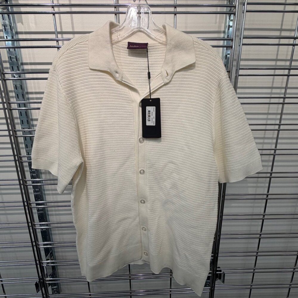 Aeden Maxwell Button Down Off-White size L